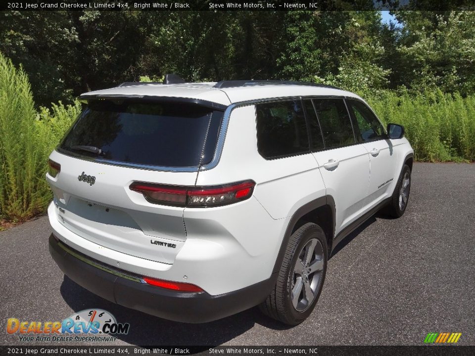 2021 Jeep Grand Cherokee L Limited 4x4 Bright White / Black Photo #7