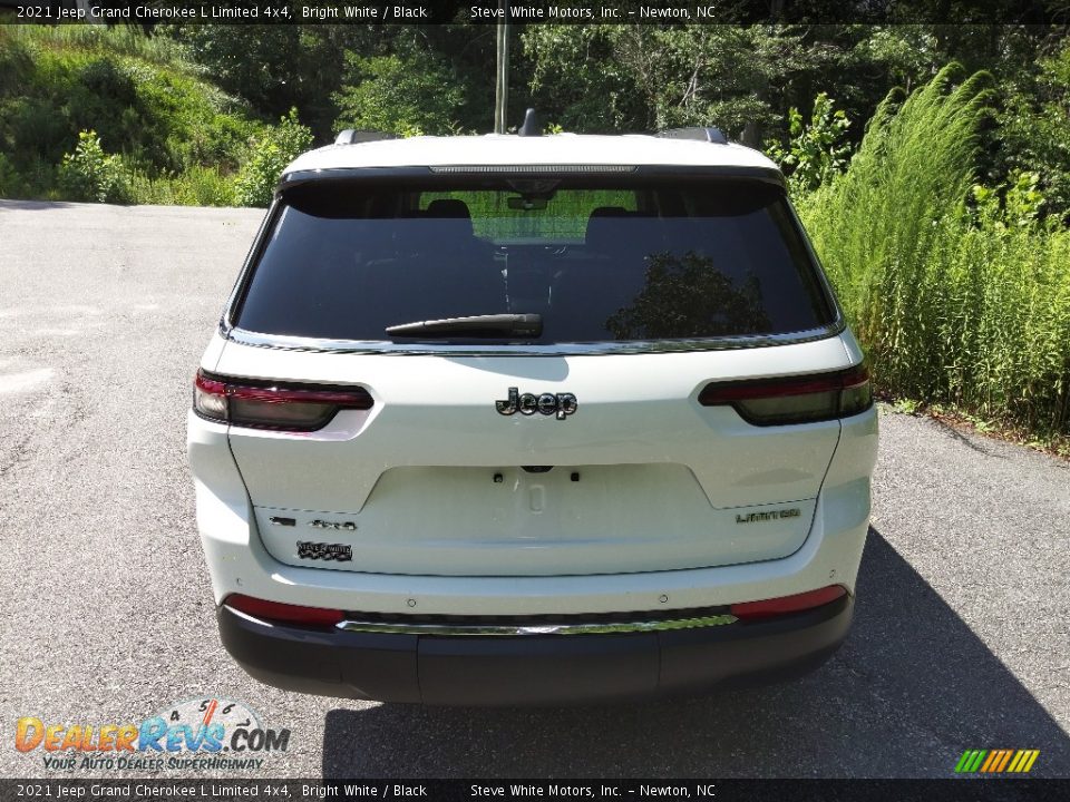 2021 Jeep Grand Cherokee L Limited 4x4 Bright White / Black Photo #8