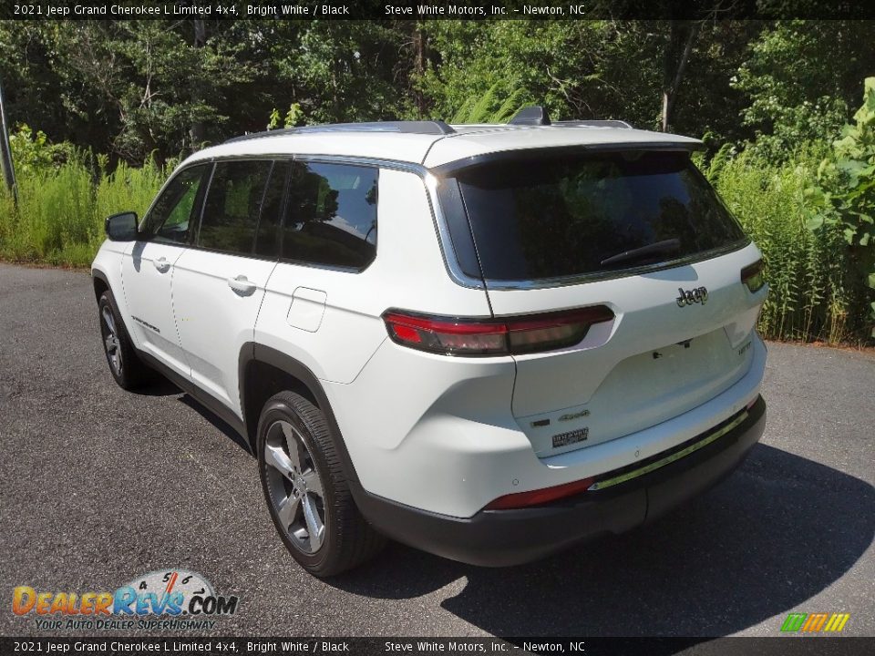 2021 Jeep Grand Cherokee L Limited 4x4 Bright White / Black Photo #9