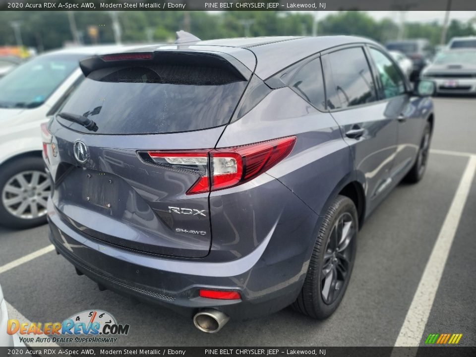 2020 Acura RDX A-Spec AWD Modern Steel Metallic / Ebony Photo #5