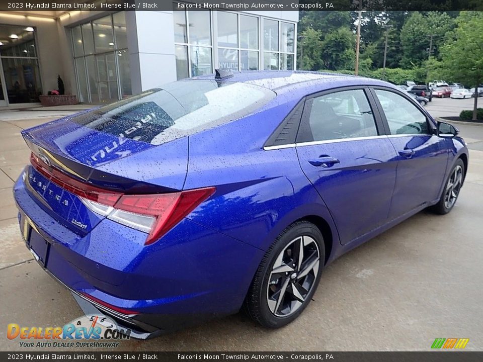 2023 Hyundai Elantra Limited Intense Blue / Black Photo #2