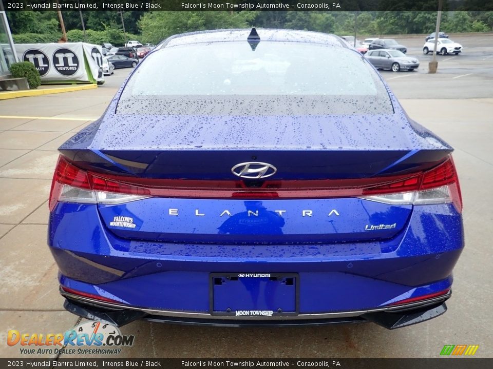 2023 Hyundai Elantra Limited Intense Blue / Black Photo #3