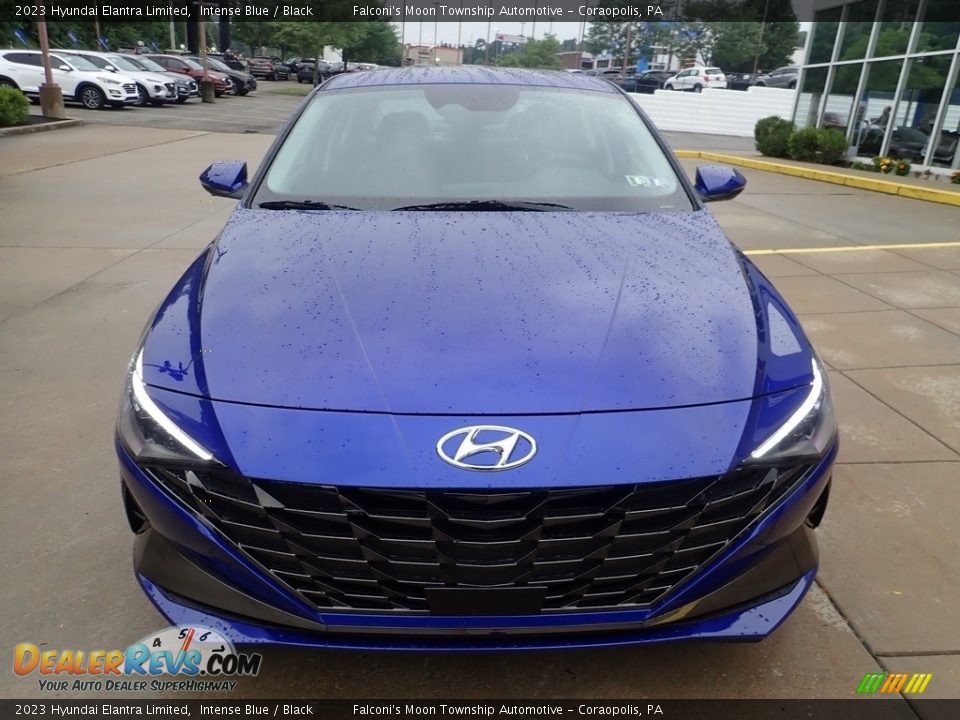 2023 Hyundai Elantra Limited Intense Blue / Black Photo #8