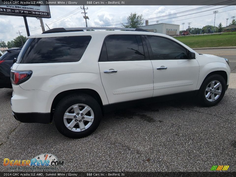 2014 GMC Acadia SLE AWD Summit White / Ebony Photo #1