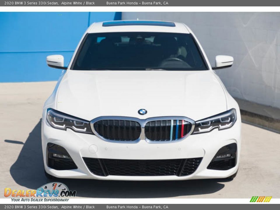 2020 BMW 3 Series 330i Sedan Alpine White / Black Photo #7