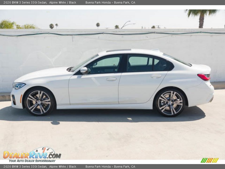 2020 BMW 3 Series 330i Sedan Alpine White / Black Photo #8