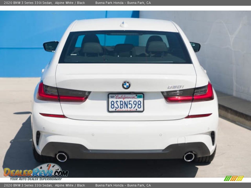 2020 BMW 3 Series 330i Sedan Alpine White / Black Photo #9