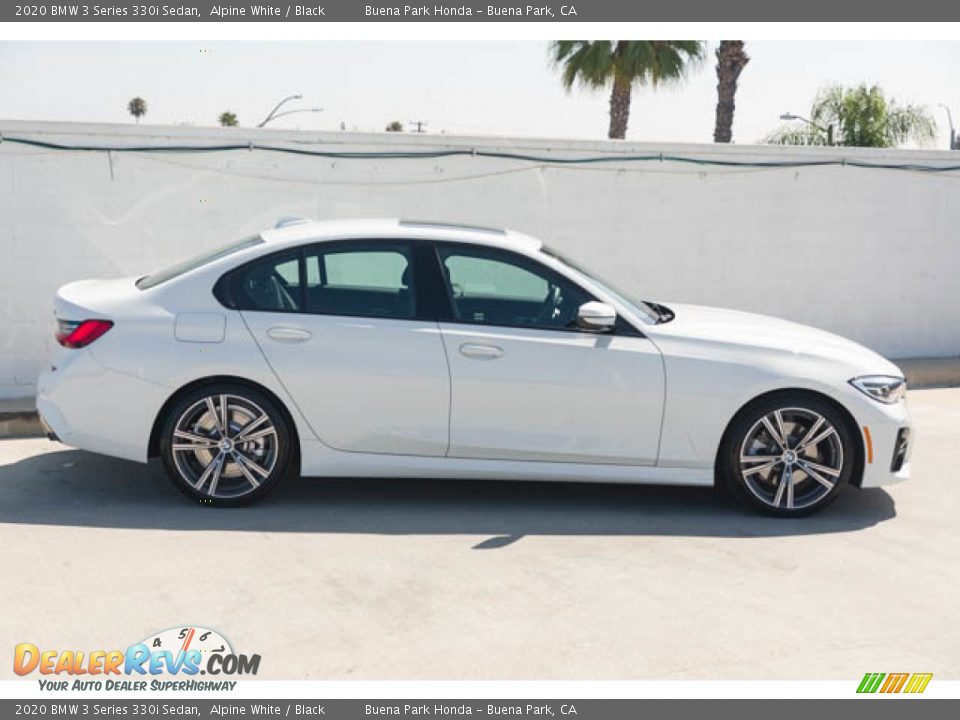 2020 BMW 3 Series 330i Sedan Alpine White / Black Photo #12