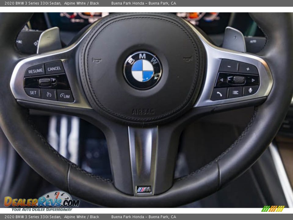 2020 BMW 3 Series 330i Sedan Alpine White / Black Photo #13