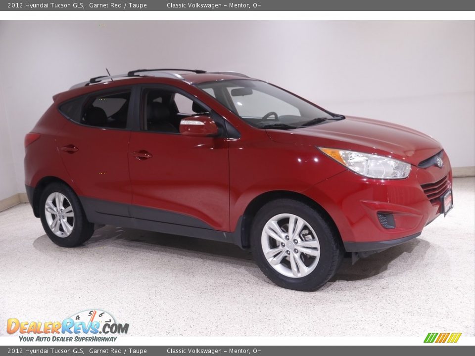 2012 Hyundai Tucson GLS Garnet Red / Taupe Photo #1