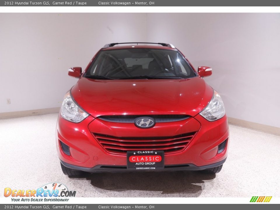 2012 Hyundai Tucson GLS Garnet Red / Taupe Photo #2