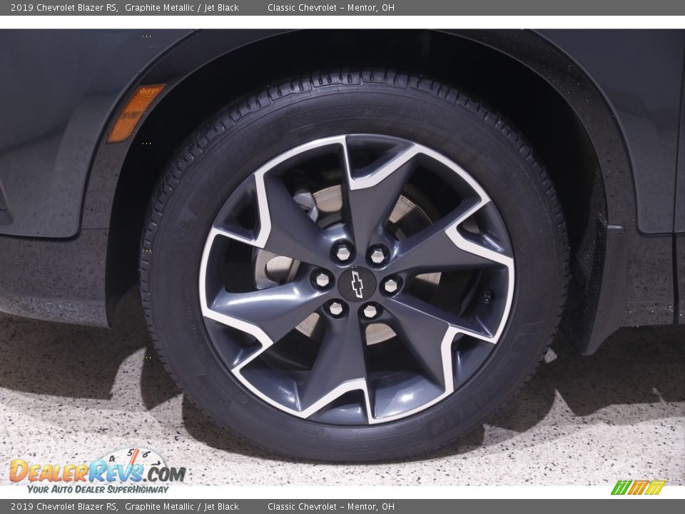 2019 Chevrolet Blazer RS Graphite Metallic / Jet Black Photo #22