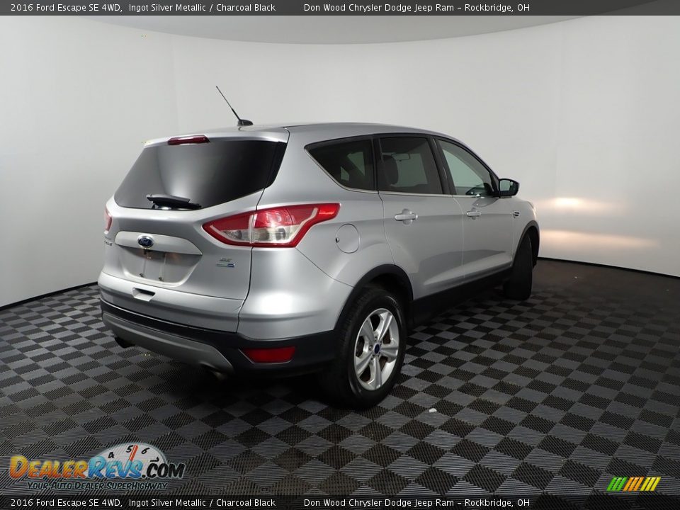 2016 Ford Escape SE 4WD Ingot Silver Metallic / Charcoal Black Photo #10