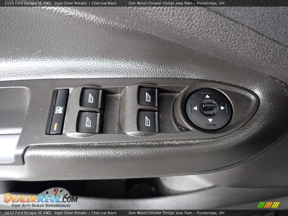 2016 Ford Escape SE 4WD Ingot Silver Metallic / Charcoal Black Photo #12