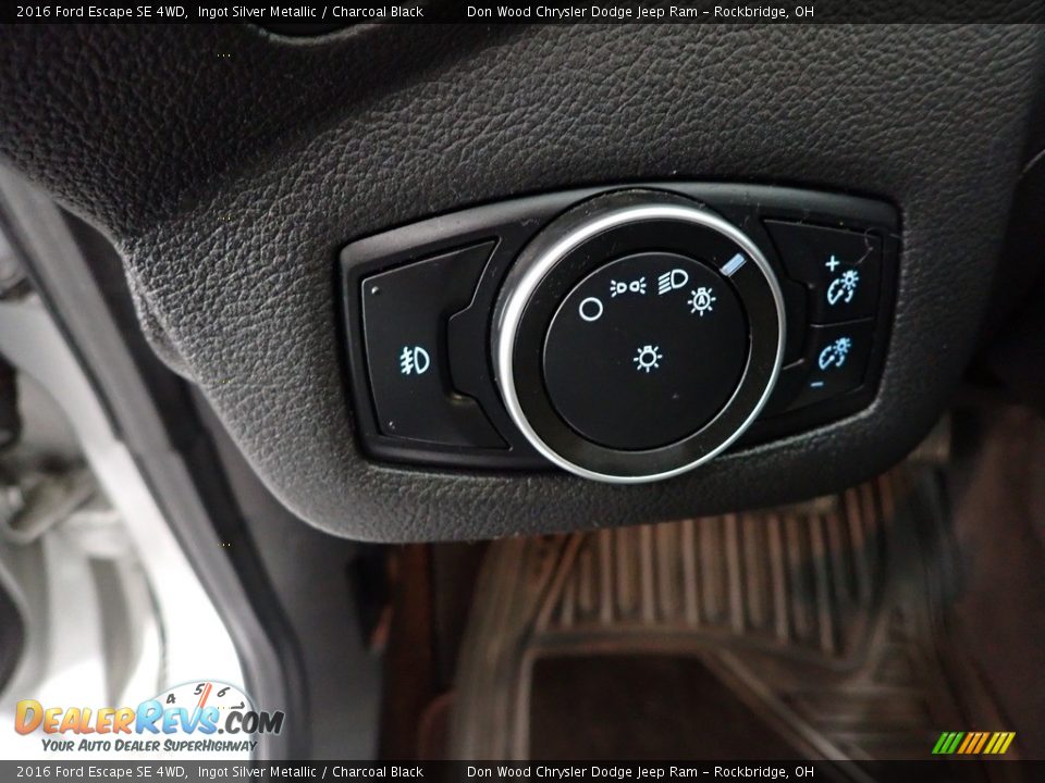 2016 Ford Escape SE 4WD Ingot Silver Metallic / Charcoal Black Photo #15