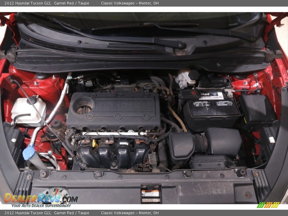 2012 Hyundai Tucson GLS Garnet Red / Taupe Photo #18