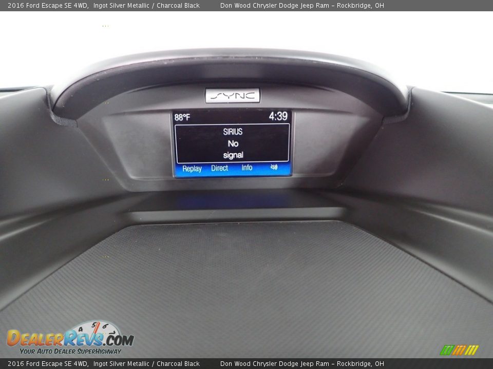 2016 Ford Escape SE 4WD Ingot Silver Metallic / Charcoal Black Photo #19