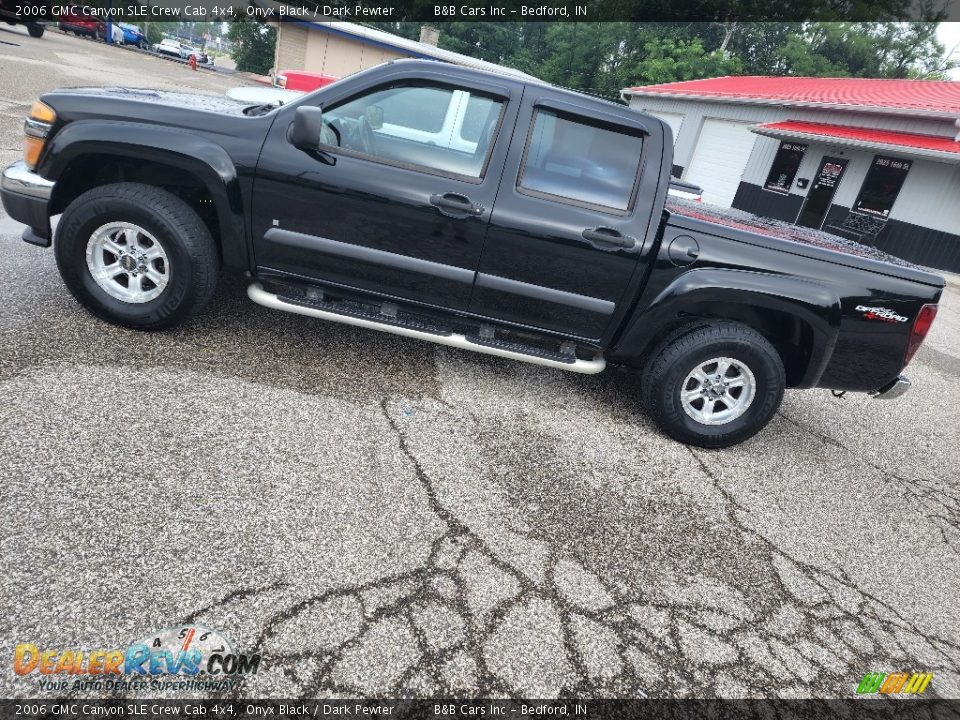 2006 GMC Canyon SLE Crew Cab 4x4 Onyx Black / Dark Pewter Photo #2