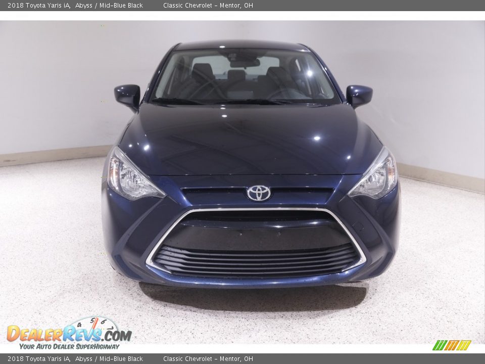 2018 Toyota Yaris iA Abyss / Mid-Blue Black Photo #2