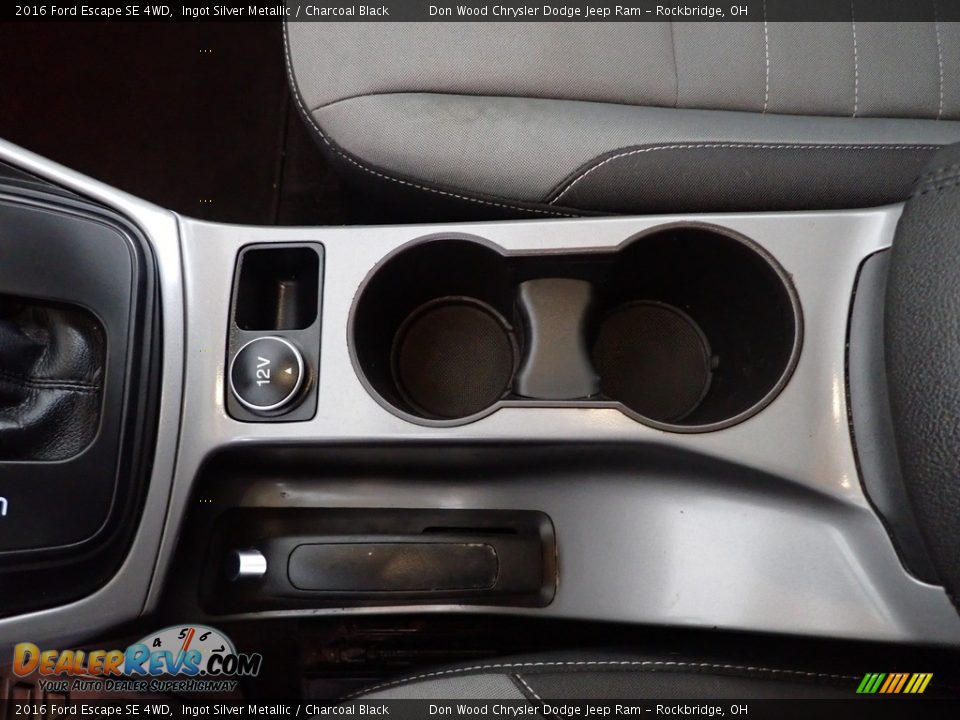 2016 Ford Escape SE 4WD Ingot Silver Metallic / Charcoal Black Photo #22