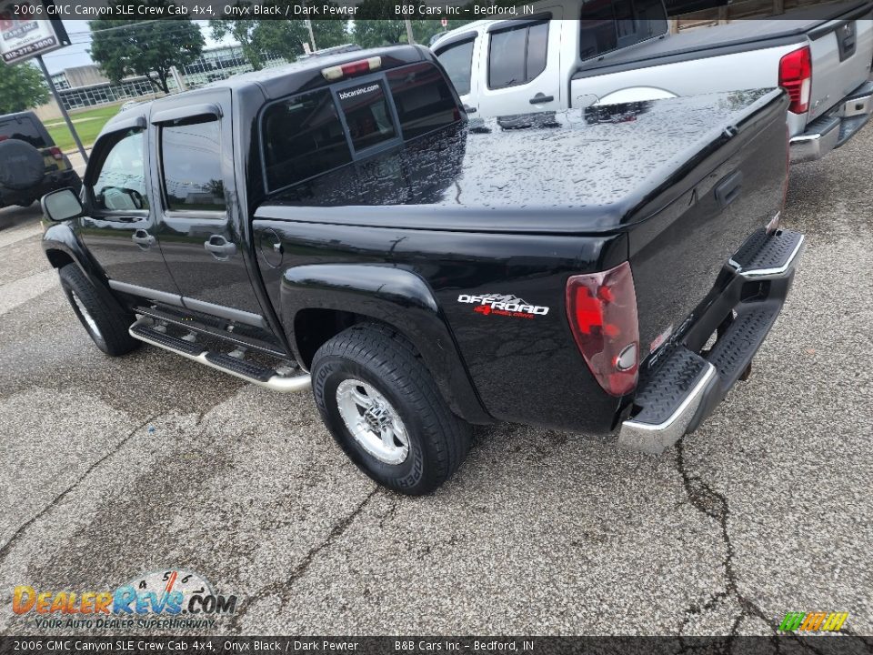 2006 GMC Canyon SLE Crew Cab 4x4 Onyx Black / Dark Pewter Photo #3