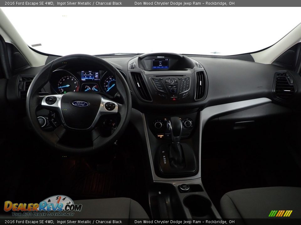 2016 Ford Escape SE 4WD Ingot Silver Metallic / Charcoal Black Photo #26