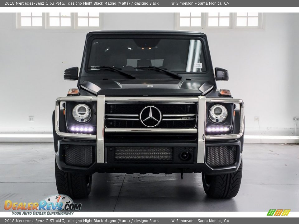 2018 Mercedes-Benz G 63 AMG designo Night Black Magno (Matte) / designo Black Photo #2