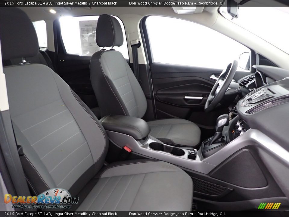 2016 Ford Escape SE 4WD Ingot Silver Metallic / Charcoal Black Photo #28