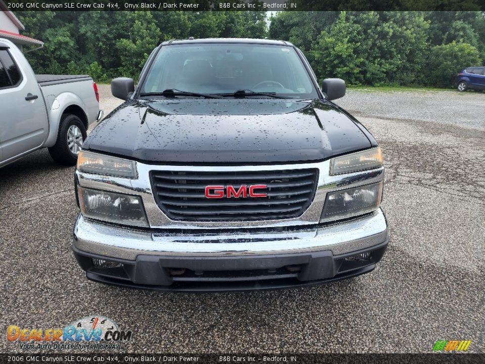 2006 GMC Canyon SLE Crew Cab 4x4 Onyx Black / Dark Pewter Photo #7