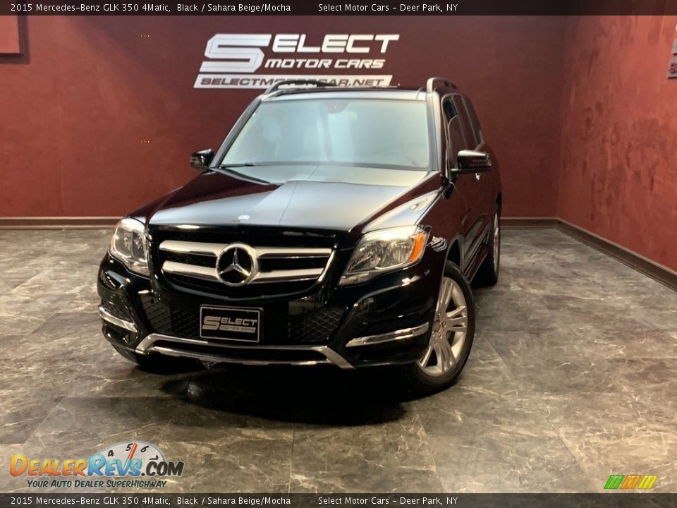 2015 Mercedes-Benz GLK 350 4Matic Black / Sahara Beige/Mocha Photo #1