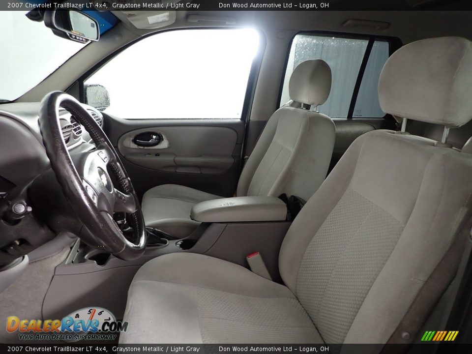 2007 Chevrolet TrailBlazer LT 4x4 Graystone Metallic / Light Gray Photo #11