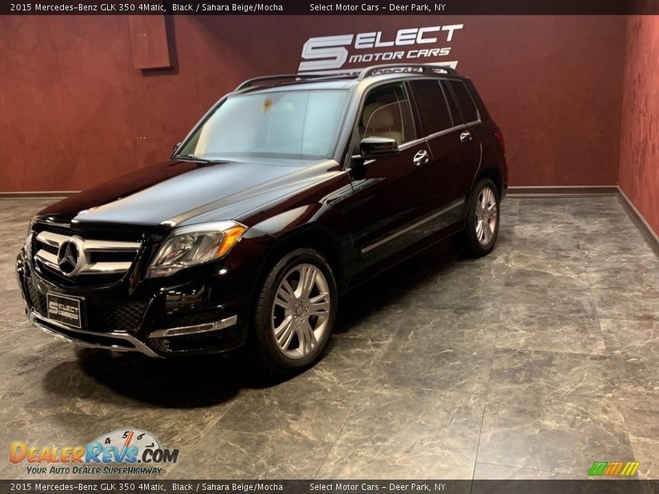 2015 Mercedes-Benz GLK 350 4Matic Black / Sahara Beige/Mocha Photo #6