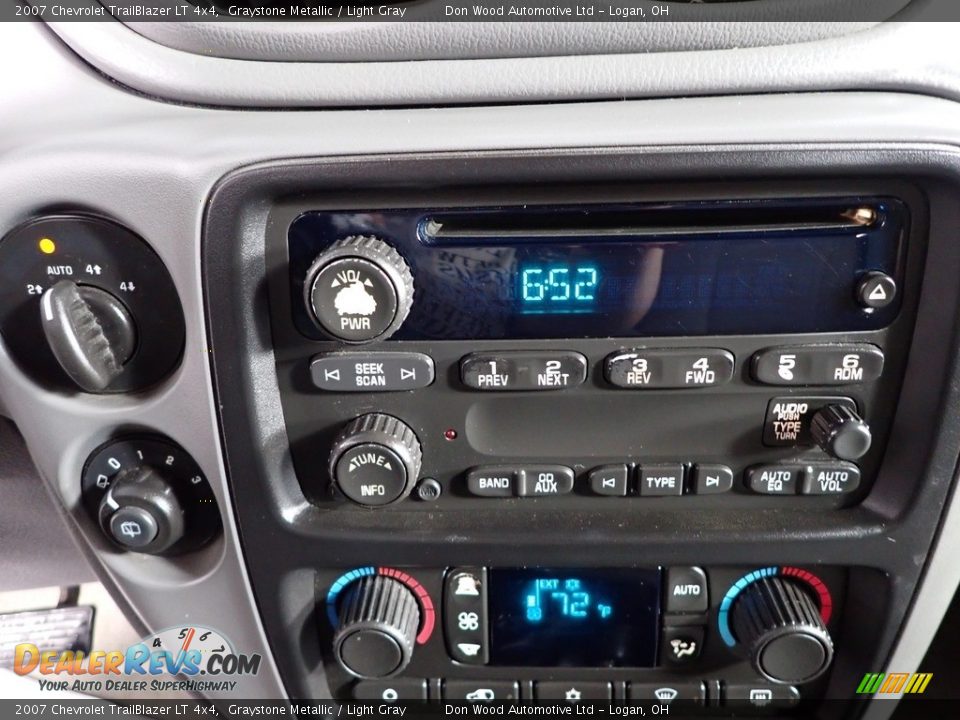2007 Chevrolet TrailBlazer LT 4x4 Graystone Metallic / Light Gray Photo #17