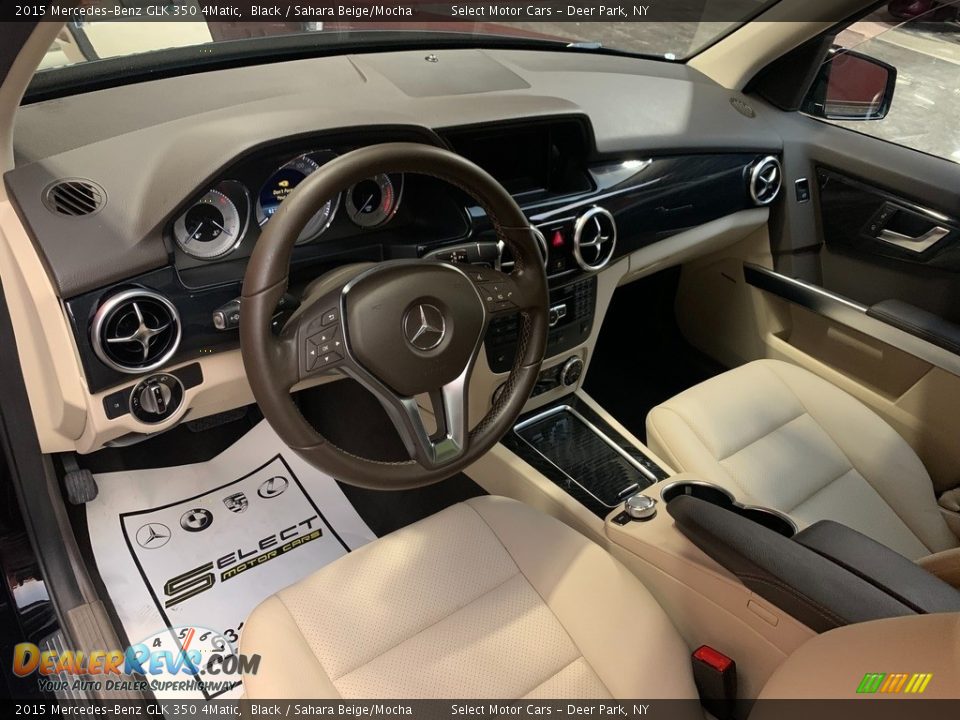 2015 Mercedes-Benz GLK 350 4Matic Black / Sahara Beige/Mocha Photo #9