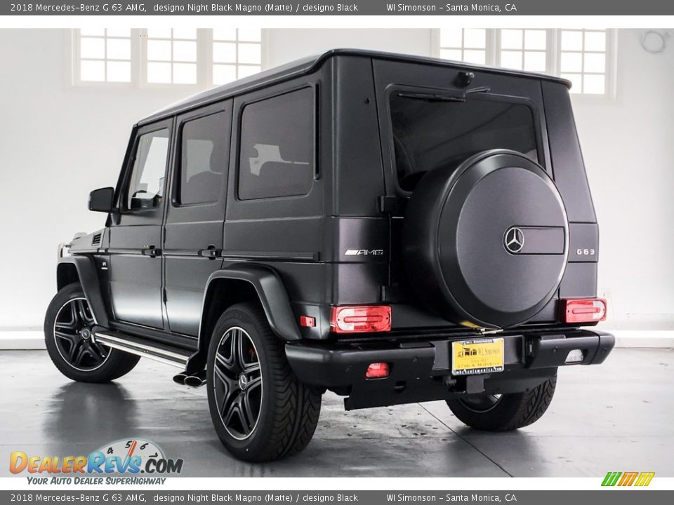 2018 Mercedes-Benz G 63 AMG designo Night Black Magno (Matte) / designo Black Photo #10