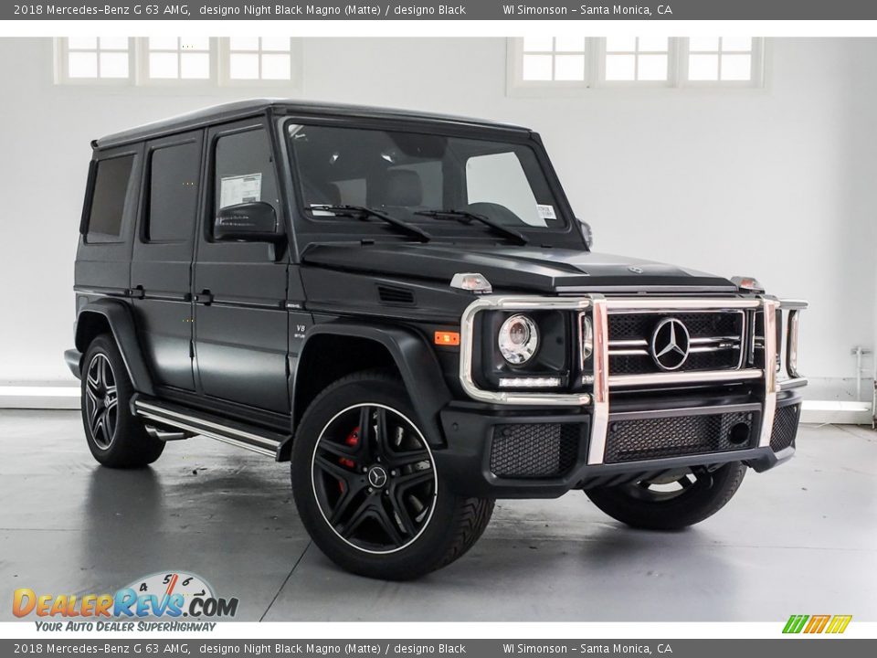 2018 Mercedes-Benz G 63 AMG designo Night Black Magno (Matte) / designo Black Photo #12