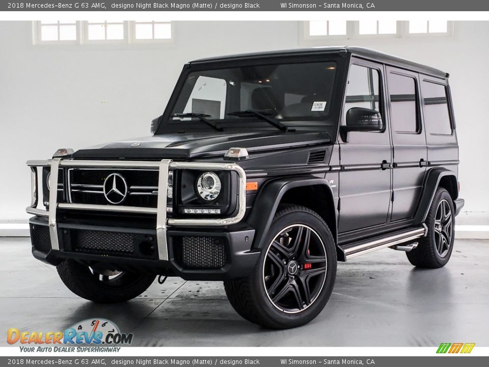 2018 Mercedes-Benz G 63 AMG designo Night Black Magno (Matte) / designo Black Photo #13