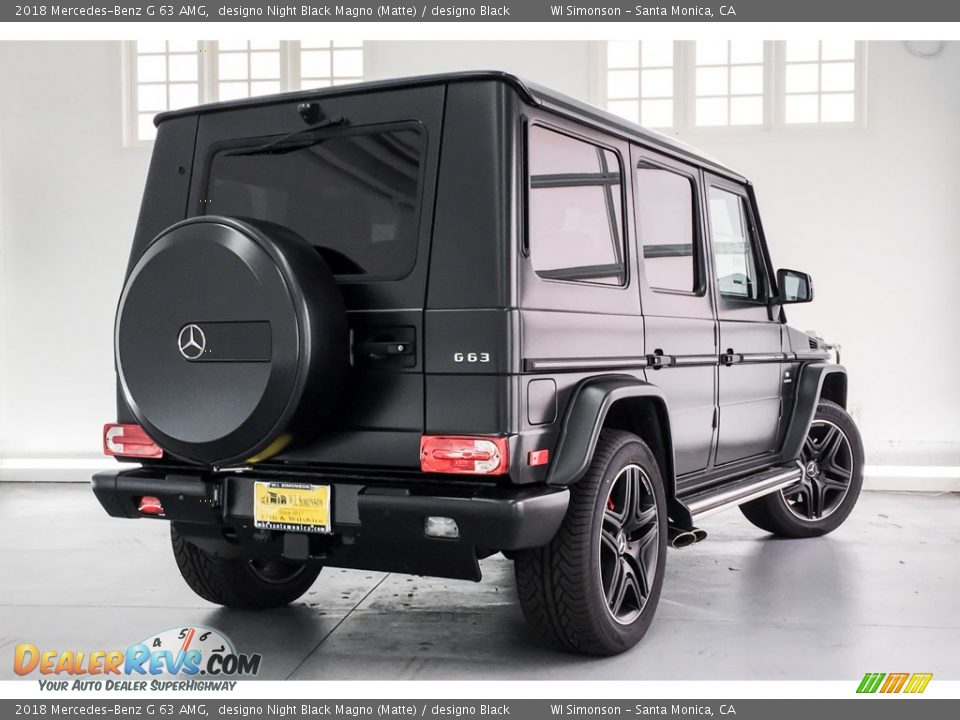 2018 Mercedes-Benz G 63 AMG designo Night Black Magno (Matte) / designo Black Photo #16