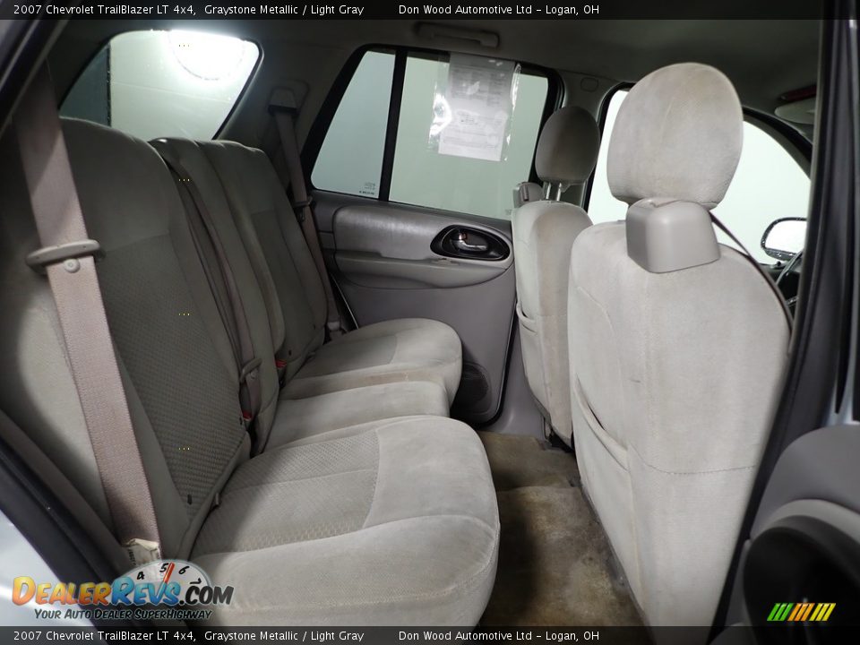 2007 Chevrolet TrailBlazer LT 4x4 Graystone Metallic / Light Gray Photo #27