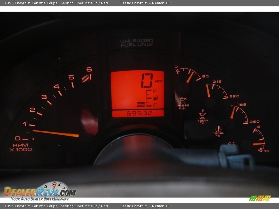 1996 Chevrolet Corvette Coupe Gauges Photo #8