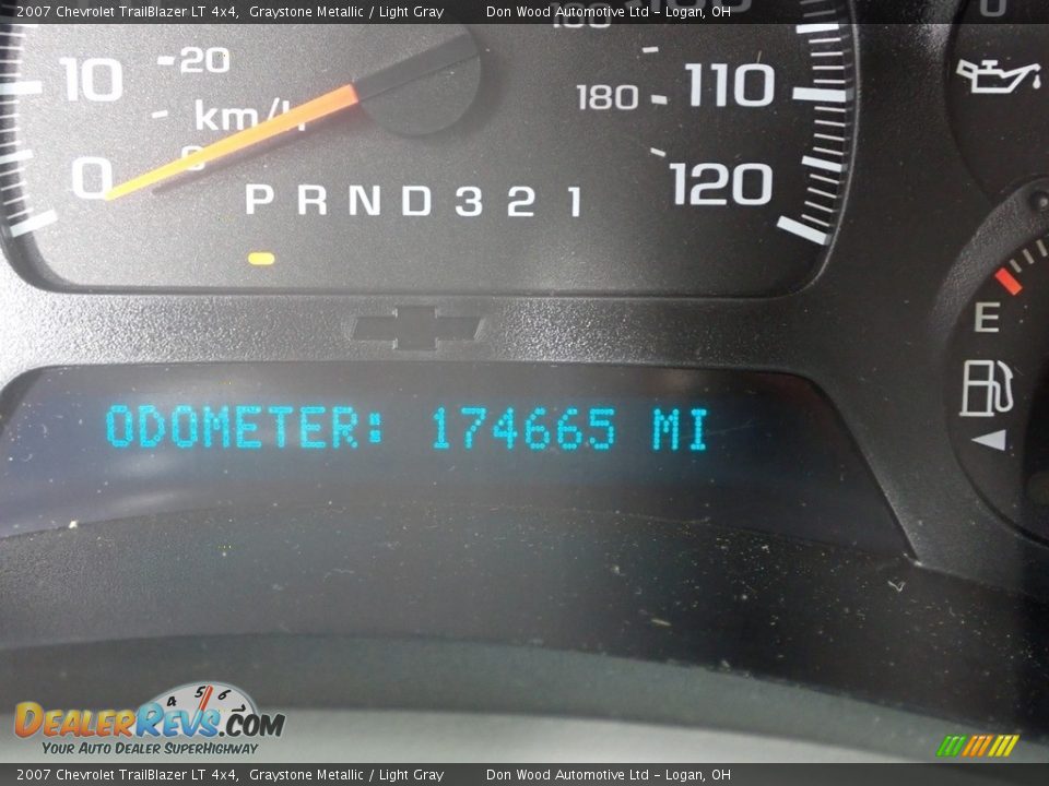 2007 Chevrolet TrailBlazer LT 4x4 Graystone Metallic / Light Gray Photo #29