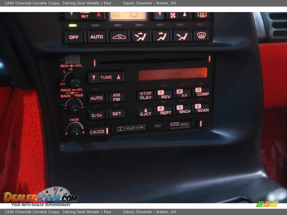 Controls of 1996 Chevrolet Corvette Coupe Photo #11