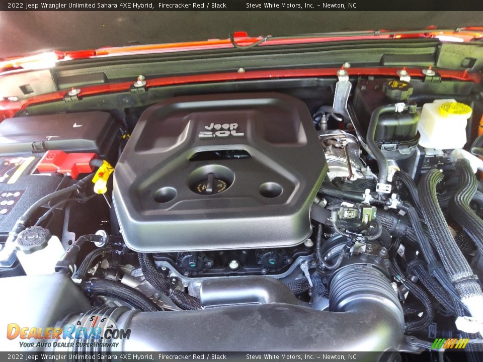 2022 Jeep Wrangler Unlimited Sahara 4XE Hybrid 2.0 Liter Turbocharged DOHC 16-Valve VVT 4 Cylinder Gasoline/Electric Hybrid Engine Photo #10