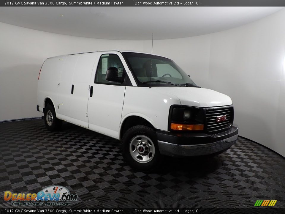 2012 GMC Savana Van 3500 Cargo Summit White / Medium Pewter Photo #2