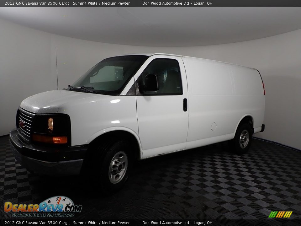 2012 GMC Savana Van 3500 Cargo Summit White / Medium Pewter Photo #4