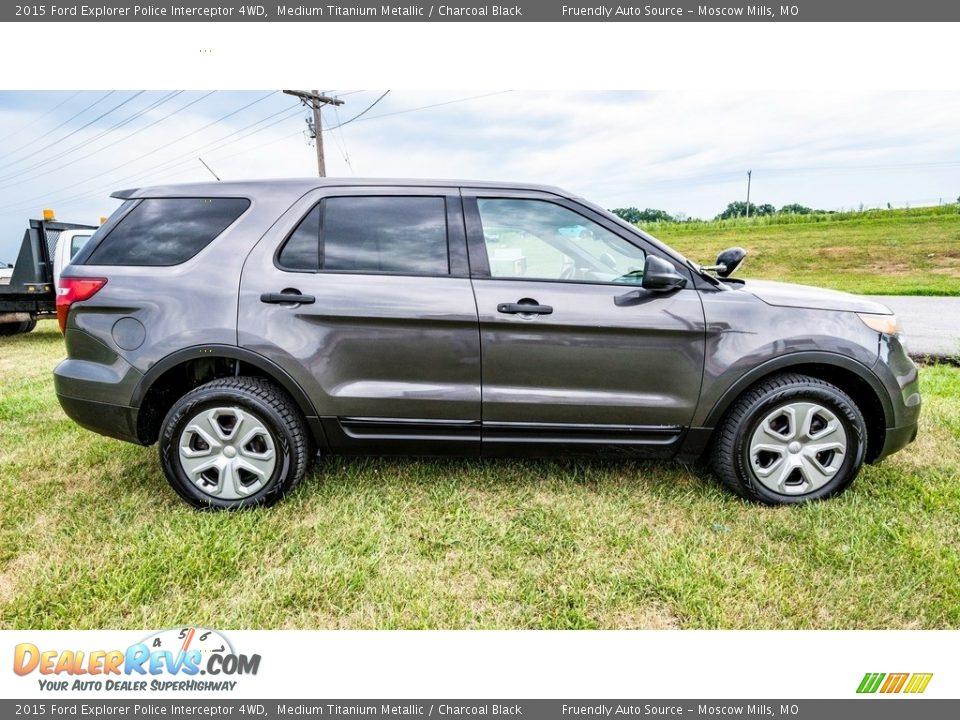 Medium Titanium Metallic 2015 Ford Explorer Police Interceptor 4WD Photo #3