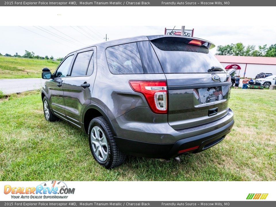 2015 Ford Explorer Police Interceptor 4WD Medium Titanium Metallic / Charcoal Black Photo #6