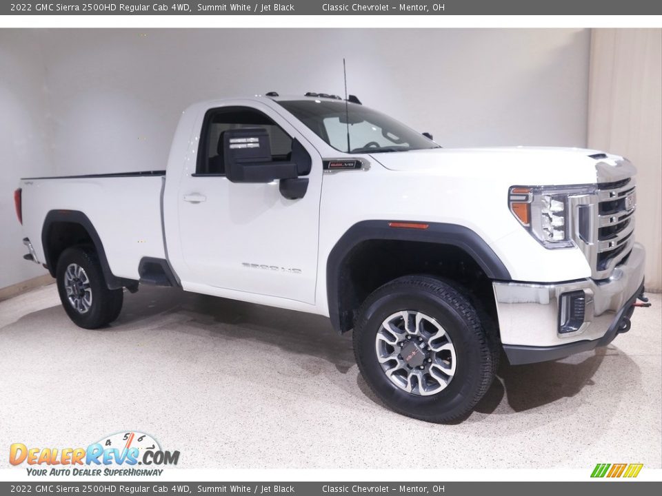 2022 GMC Sierra 2500HD Regular Cab 4WD Summit White / Jet Black Photo #1