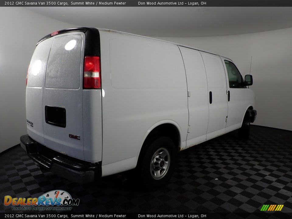 2012 GMC Savana Van 3500 Cargo Summit White / Medium Pewter Photo #10