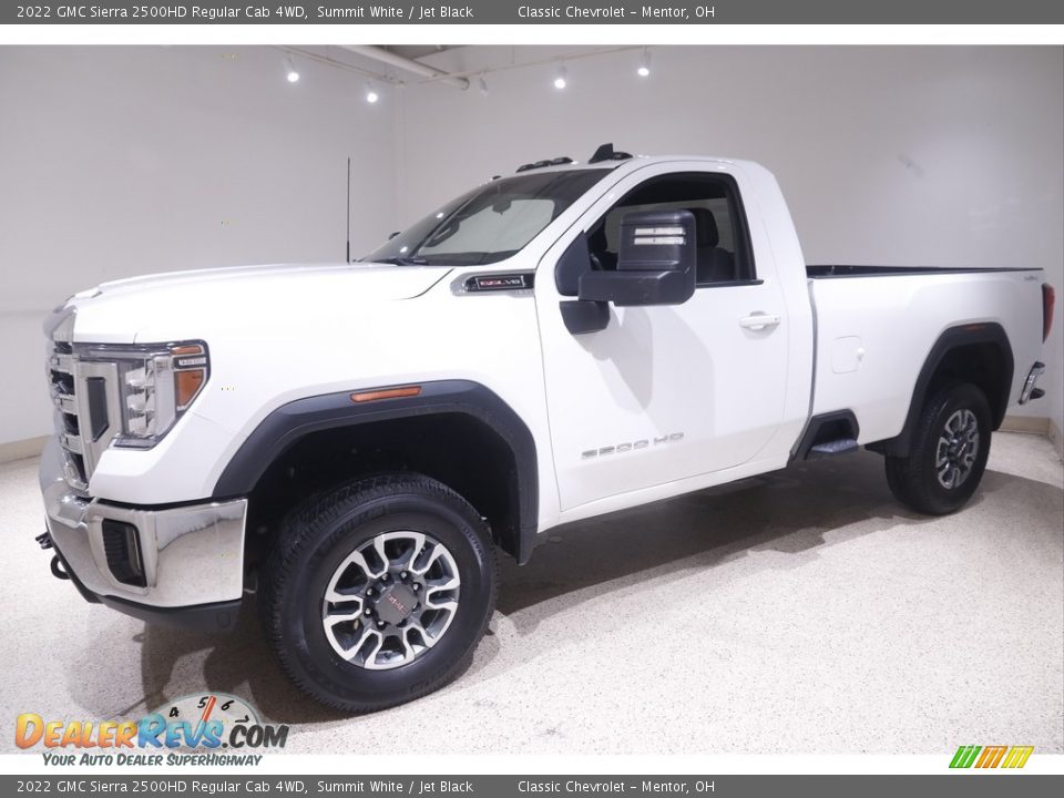 2022 GMC Sierra 2500HD Regular Cab 4WD Summit White / Jet Black Photo #3